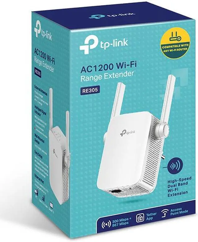 Alt view image 18 of 18 - TP-Link RE305 AC1200 Wi-Fi Range Extender