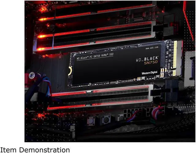 Alt view image 11 of 14 - WD - Black SN750 NVMe SSD 1TB Internal PCI Express 3.0 x4 (NVMe) Solid State Drive for Laptops Western Digital WDBRPG0010BNC-WRSN