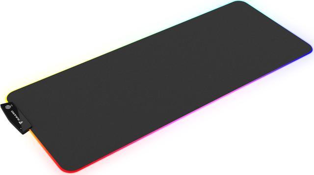 Rukario White RGB Gaming Mouse Pad | 15 Lighting Modes | Soft & Smooth  Microfiber | Waterproof | Extra Large Mousepad 31.5 x 11.8 inches | Glowing  LED
