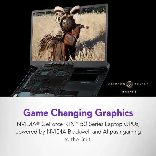 Alt view image 5 of 6 - Dell Alienware - Area-51 18" 300Hz Gaming Laptop WQXGA - Intel Core Ultra 9 275HX, 32GB Memory, 2TB SSD - NVIDIA GeForce RTX 5070 Ti 12GB, WIN 11 - Liquid Teal