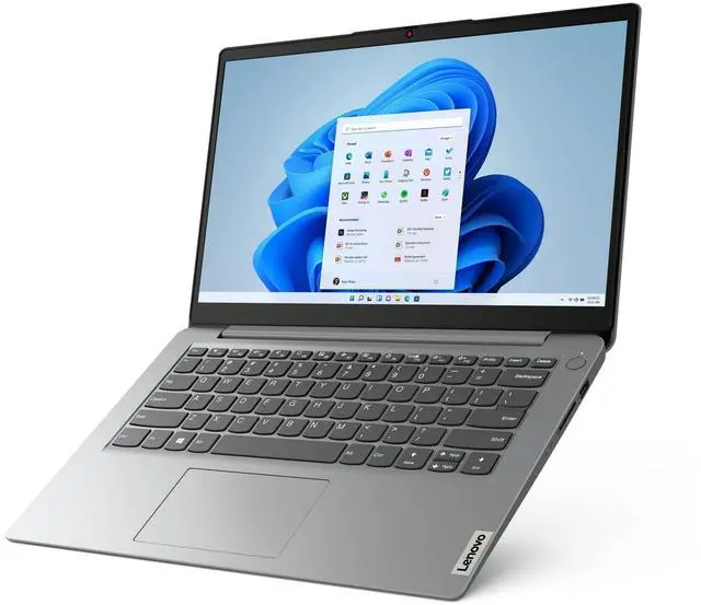 Alt view image 4 of 7 - Lenovo IdealPad 1 - 14 inch (1366x768) HD Laptop, Intel Celeron N4500 4GB RAM 128GB EMMC, Windows 11 - Cloud Grey (82LV0075US)