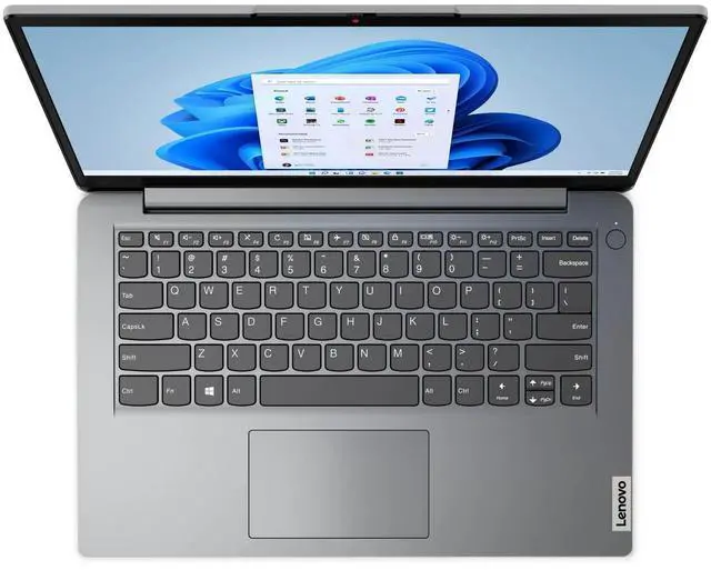 Alt view image 5 of 7 - Lenovo IdealPad 1 - 14 inch (1366x768) HD Laptop, Intel Celeron N4500 4GB RAM 128GB EMMC, Windows 11 - Cloud Grey (82LV0075US)
