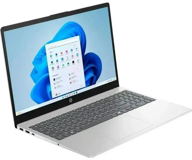 Alt view image 2 of 5 - HP 15.6 Inch (1920x1080) FHD Touchscreen Laptop, Intel Core I7-1355U Processor, 16GB DDR4 RAM - 512GB PCIe SSD, Windows 11 Home - Natural Silver (15-Fd0127dx)