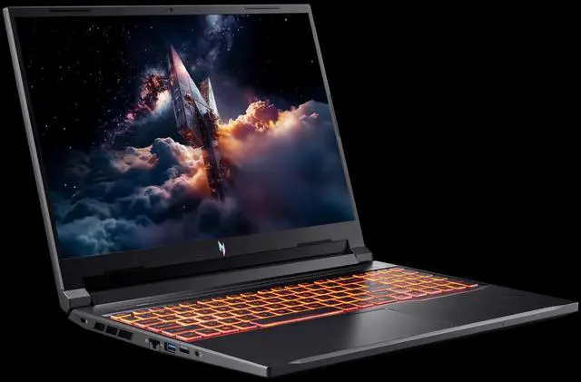 Alt view image 3 of 7 - Acer Nitro V AI Gaming Laptop, 16 Inch WUXGA 180Hz IPS Display, AMD Ryzen 5 240 (Up to 5 GHz), 16GB DDR5 RAM - 1TB SSD, NVIDIA GeForce RTX 5050 8GB GDDR7, Windows 11 Home