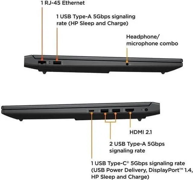 Alt view image 4 of 5 - HP Victus Gaming Laptop 15.6" FHD (1920x1080) 144Hz IPS Display, Intel Core I5-13420H Processor, 16 GB DDR4 RAM, 512 GB NVMe SSD, NVIDIA GeForce RTX 4050 6GB GDDR6, Windows 11 Home - Mica Silver