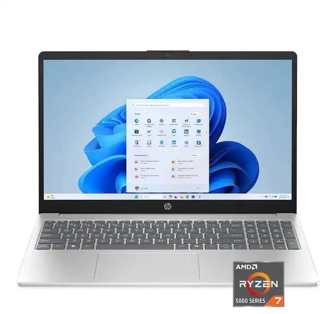 HP 15.6 inch (1920x1080) FHD Laptop, AMD Ryzen 7-5825U Processor