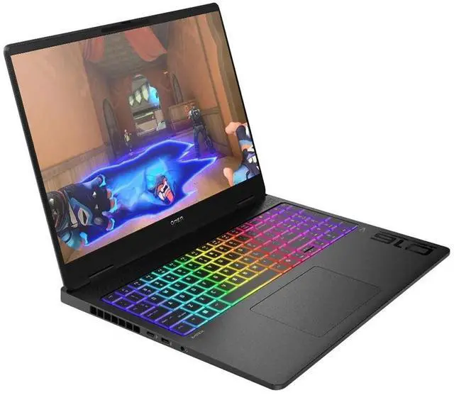 Alt view image 2 of 4 - HP OMEN MAX - 16 inch WQXGA (2560x1600) Gaming Laptop, AMD Ryzen AI 9 HX 375 Processor, 32GB DDR5 RAM - 1TB NVMe SSD, NVIDIA GeForce RTX 5080 16GB GDDR7, Windows 11 Home - Shadow Black (16-ak0003nr)