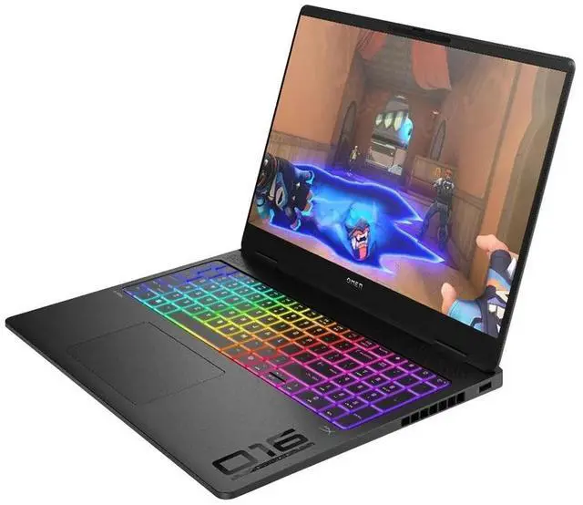Alt view image 3 of 4 - HP OMEN MAX - 16 inch WQXGA (2560x1600) Gaming Laptop, AMD Ryzen AI 9 HX 375 Processor, 32GB DDR5 RAM - 1TB NVMe SSD, NVIDIA GeForce RTX 5080 16GB GDDR7, Windows 11 Home - Shadow Black (16-ak0003nr)