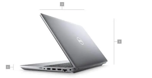 Alt view image 4 of 4 - Dell Latitude 5421 - 14 inch FHD (1920 x 1080) Non-touchscreen Laptop, Intel Core i7-11850H, 16 GB RAM, 256 GB SSD, Intel Integrated Graphics, Backlit Keyboard, Windows 11 Pro