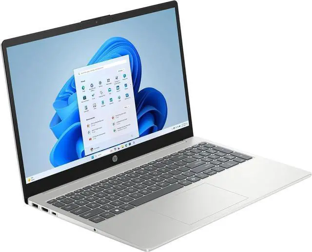 Alt view image 2 of 10 - HP 15.6 inch FHD (1920x1080) IPS Touchscreen Laptop, Intel Core i5-1334U Processor, 8GB - 512GB SSD, Windows 11 Home - Natural Silver (15-fd0154wm)