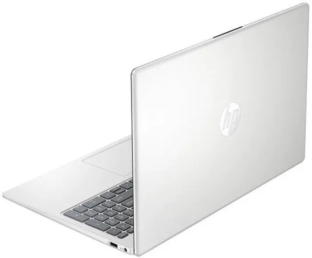 Alt view image 5 of 7 - HP 15.6 Inch HD (1366x768) Non-Touchscreen Laptop, Intel Processor N200 Processor, 4GB RAM - 128GB UFS, Intel UHD Graphics, Windows 11 Home, Natural Silver