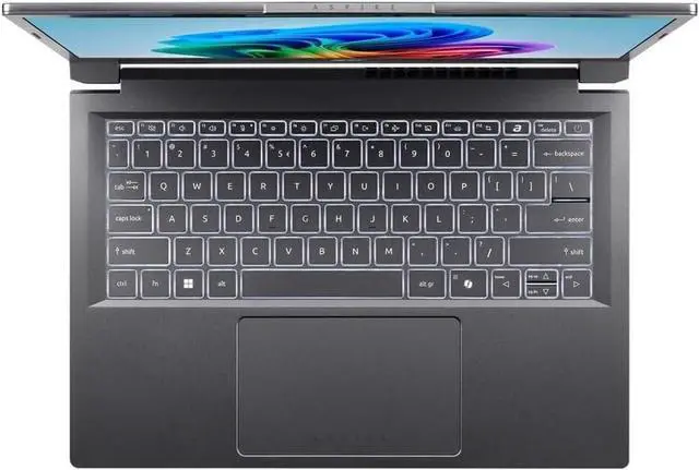 Alt view image 2 of 7 - Acer Aspire - (Copilot+ PC) 14 Inch WUXGA (1920x1200) Touchscreen Laptop, Intel Core Ultra 5 226V, 16GB RAM - 1TB SSD, Windows 11 Home - Steel Gray (A14-52MT-59DP)
