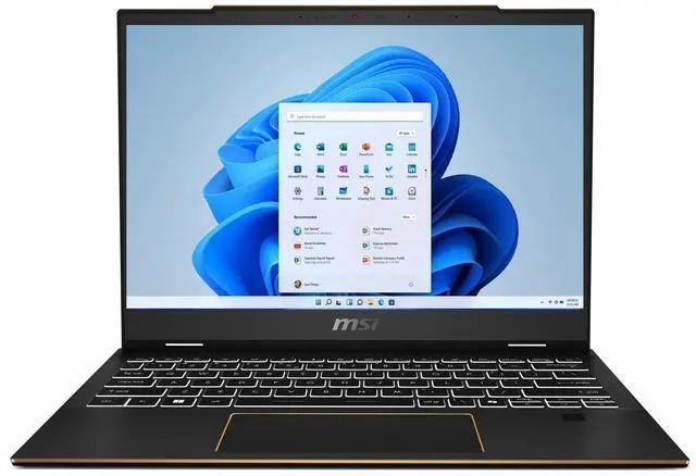 Alt view image 2 of 7 - MSI Summit - 13.3 inch FHD+ (1920x1200) Touchscreen (2-in-1) Laptop, Intel Core Ultra 7-155H, Intel Evo Edition AI PC, 16GB RAM - 1TB SSD, Stylus Included, Windows 11 Home - Black (A1MTG-001US)