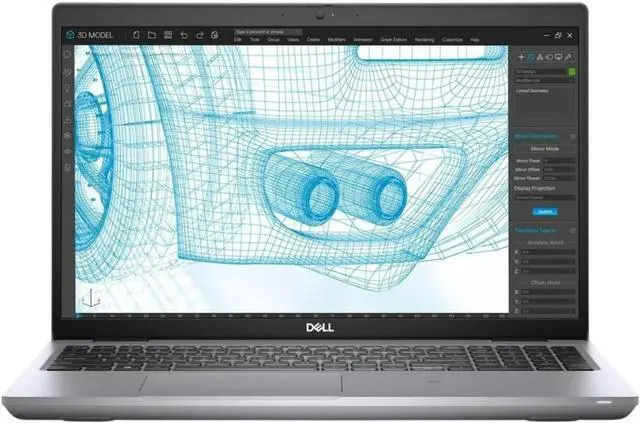 Main image of Dell Precision 3561 - 15.6 inch FHD (1920x1080) Non-Touchscreen Laptop, Intel Core i7-11800H, 32 GB RAM - 512 GB SSD, Nvidia Quadro T1200 (4 GB), Backlit Keyboard, Windows 10 Pro - Gray