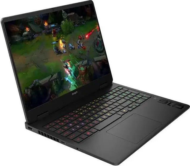 Alt view image 2 of 7 - HP OMEN Gaming Laptop - 16 Inch 2K (1920x1200) 144Hz IPS Display, Intel Core Ultra 7 255H w AI Boost, 16GB RAM - 1TB SSD, NVIDIA GeForce RTX 5060 8GB GDDR7, Windows 11 Home - Shadow Black(16-am0073dx)