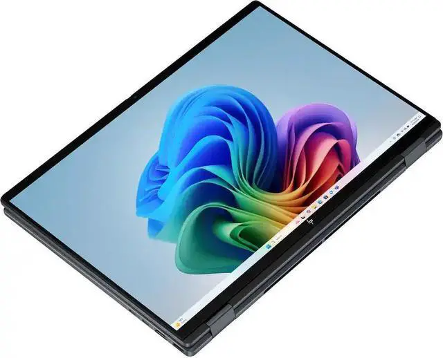 Alt view image 5 of 7 - HP OmniBook X Flip Copilot+ PC (2-in-1) Laptop, 16 Inch FHD+ (1920x1200) Touchscreen Display, Intel Core Ultra 7 256V, 16GB RAM - 1TB SSD, Backlit Keyboard, Windows 11 Home - Eclipse Gray