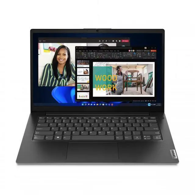 Main image of Lenovo V14 G4 Laptop - 14 Inch FHD (1920x1080) Non-Touchscreen LCD Display, Intel Core i7-13620H, 16GB RAM - 512GB SSD, Intel UHD Graphics, Non-Backlit Keyboard, Windows 11 Home - Black (83A000PCUS)