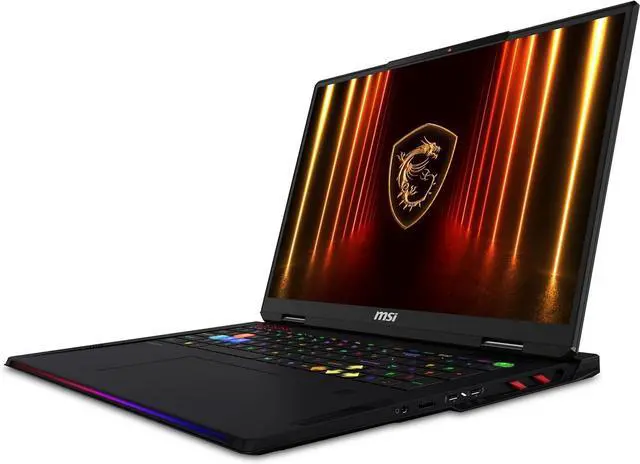 Alt view image 4 of 7 - MSI Raider 18HX AI Gaming Laptop - 18 Inch UHD+ (3840x2400) 120Hz miniLED Display, Intel Core Ultra 9 285HX Processor, 64GB DDR5 RAM - 4TB SSD, NVIDIA RTX 5080 16GB GDDR7, Windows 11 Home - Gray