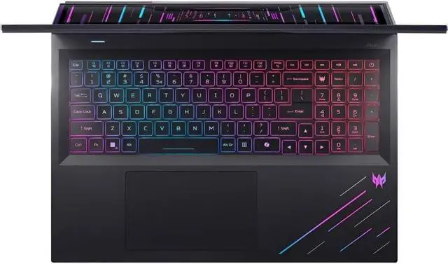 Alt view image 2 of 7 - Acer Predator Helios 18 Mini LED AI Gaming Laptop - 18 inch WQUXGA (3840x2400) 240Hz OLED Display, Intel Core Ultra 9 275HX, 64GB DDR5 RAM - 2 TB SSD, NVIDIA RTX 5090 24GB GDDR7,Windows 11 Home, Black
