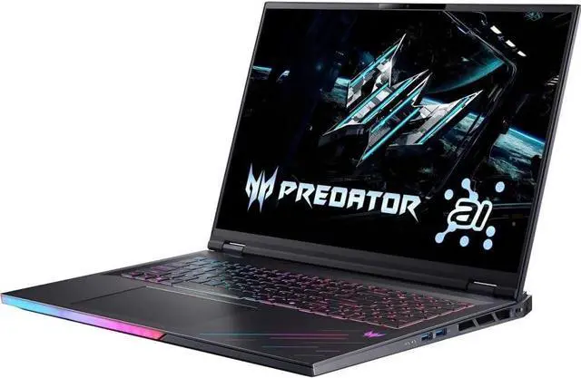 Alt view image 4 of 7 - Acer Predator Helios 18 Mini LED AI Gaming Laptop - 18 inch WQUXGA (3840x2400) 240Hz OLED Display, Intel Core Ultra 9 275HX, 64GB DDR5 RAM - 2 TB SSD, NVIDIA RTX 5090 24GB GDDR7,Windows 11 Home, Black