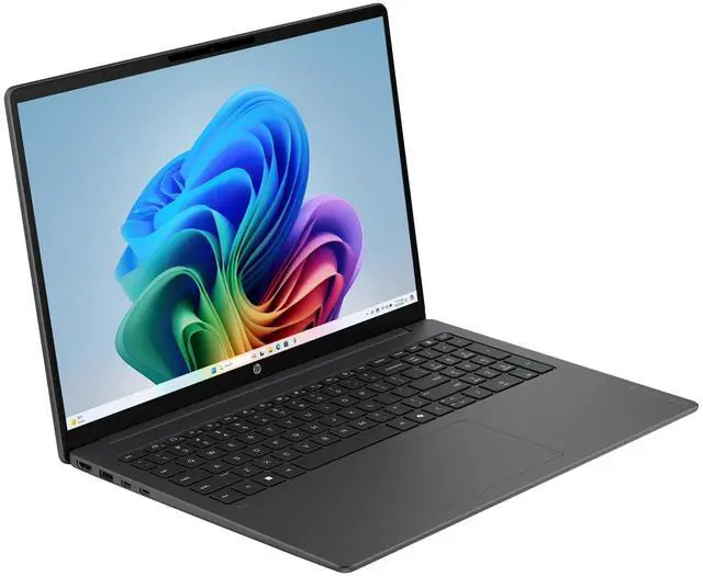 Alt view image 3 of 7 - HP OmniBook 3 (Copilot+ PC) - 16 Inch FHD+ (1920x1200) Laptop, Snapdragon X (X1 26 100) Processor, 16GB RAM - 512GB SSD, AMD Radeon 740M Graphics, Windows 11 Home - Mica Silver