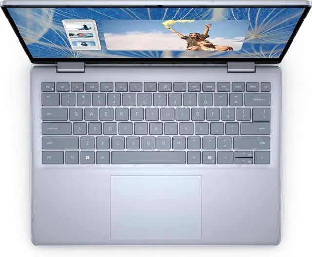 Alt view image 2 of 7 - Dell Inspiron - 14 Inch FHD+ (1920x1200) IPS Touchscreen (2-In-1) Laptop, Intel Core 7 150U (> I7-1355U) Processor, 16GB DDR5 RAM - 1TB SSD, Backlit Keyboard, Fingerprint Reader, Windows 11 Home -Blue