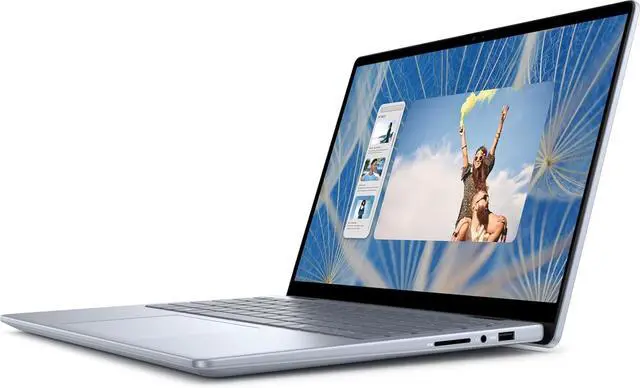 Alt view image 4 of 7 - Dell Inspiron - 14 Inch FHD+ (1920x1200) IPS Touchscreen (2-In-1) Laptop, Intel Core 7 150U (> I7-1355U) Processor, 16GB DDR5 RAM - 1TB SSD, Backlit Keyboard, Fingerprint Reader, Windows 11 Home -Blue