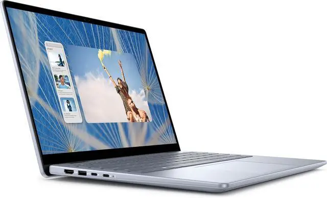 Alt view image 3 of 7 - Dell Inspiron - 14 Inch FHD+ (1920x1200) IPS Touchscreen (2-In-1) Laptop, Intel Core 7 150U (> I7-1355U) Processor, 16GB DDR5 RAM - 1TB SSD, Backlit Keyboard, Fingerprint Reader, Windows 11 Home -Blue