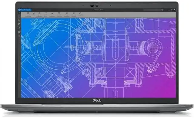 Main image of Dell Precision 3570 - 15.6 inch HD (1366x768) Non-Touchscreen Laptop, Intel Core i7-1255U, 16GB RAM - 256GB SSD, Nvidia Quadro T550 (4 GB), Backlit Keyboard, Windows 11 Pro