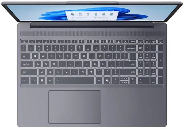 Alt view image 2 of 7 - Lenovo IdeaPad Slim 3 Laptop - 15 inch WUXGA (1920x1200) IPS Touchscreen Display - AMD Ryzen 7 8840HS - 16GB RAM - 512GB SSD, AMD Radeon 780M Graphics, Backlit Keyboard, Windows 11 Home - Gray