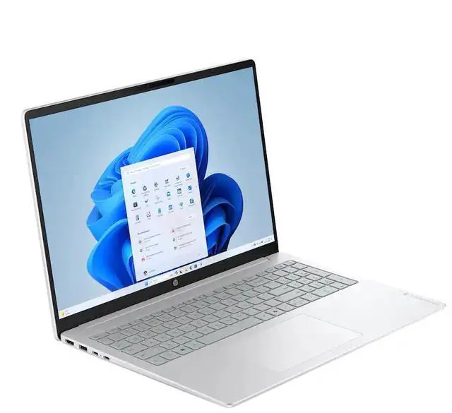 Alt view image 2 of 7 - HP OmniBook 3 Laptop - 16 Inch 2K (1920x1200) Touchscreen IPS Display, AMD Ryzen 5 40 Processor, 16GB RAM - 256GB SSD, AMD Radeon 610M, Windows 11 Home - Glacier Silver (16-BY0205DX/D10E8UA#ABA)