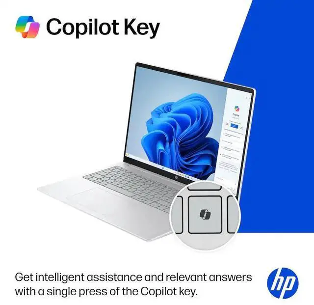 Alt view image 5 of 7 - HP OmniBook 3 Laptop - 16 Inch 2K (1920x1200) Touchscreen IPS Display, AMD Ryzen 5 40 Processor, 16GB RAM - 256GB SSD, AMD Radeon 610M, Windows 11 Home - Glacier Silver (16-BY0205DX/D10E8UA#ABA)