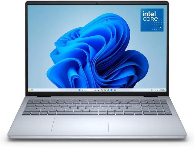 Main image of Dell 16-inch FHD+ (1920x1200) Touchscreen Laptop, Intel Core 7-150U Processor, 16GB RAM - 1TB SSD, Backlit Keyboard,Intel UHD Graphics, Windows 11 Home - Ice Blue (DC16251)