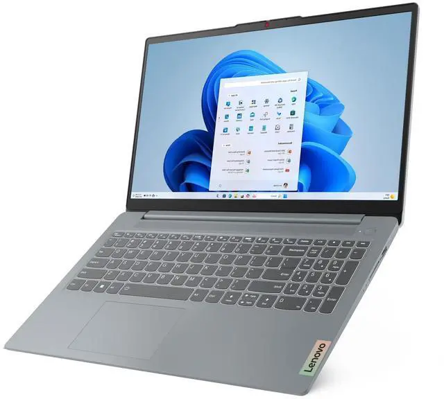Alt view image 6 of 7 - Lenovo IdeaPad Slim 3i - 15.6 Inch FHD (1920x1080) Non-Touchscreen Laptop, Intel Core i5-1334U Processor, 8GB RAM - 512GB SSD, Intel Iris Xe Graphics,Backlit Keyboard, Windows 11 Home - Grey