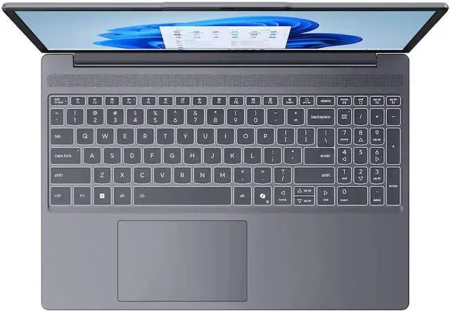Alt view image 3 of 7 - Lenovo IdeaPad Slim 3 - 15.3 inch 2K (1920x1200) Touchscreen Laptop - AMD Ryzen 7 170, 16GB RAM - 512GB SSD, AMD Radeon Graphics, Windows 11 Home - Luna Grey (83K700TUUS)