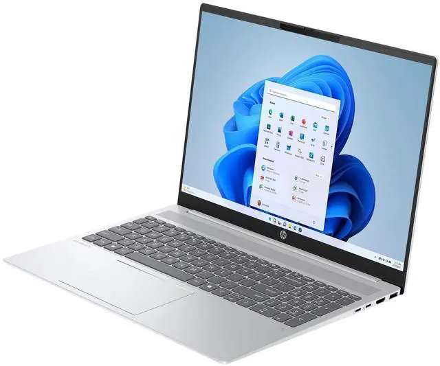 Alt view image 4 of 7 - HP OmniBook 5 - 16 inch 2K (1920x1200) Touchscreen Laptop AI PC, Intel Core Ultra 7 255U Processor, 16GB RAM - 1TB SSD, Windows 11 Home - Glacier Silver (16-af1017wm)