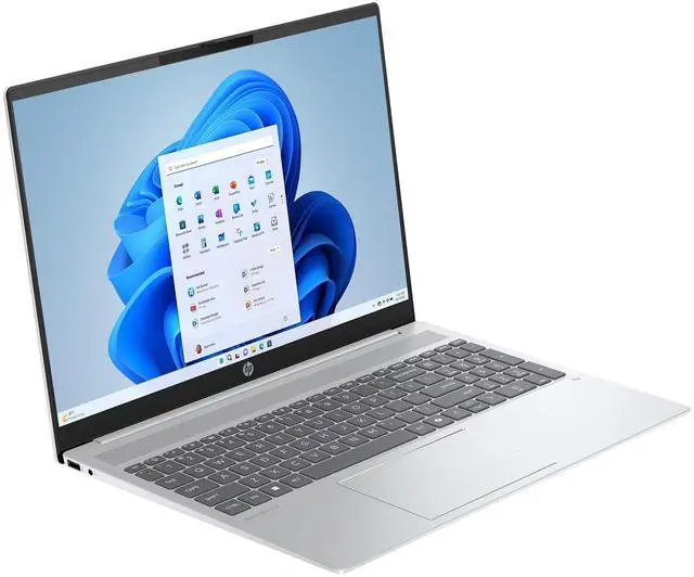 Alt view image 3 of 7 - HP OmniBook 5 - 16 inch 2K (1920x1200) Touchscreen Laptop AI PC, Intel Core Ultra 7 255U Processor, 16GB RAM - 1TB SSD, Windows 11 Home - Glacier Silver (16-af1017wm)