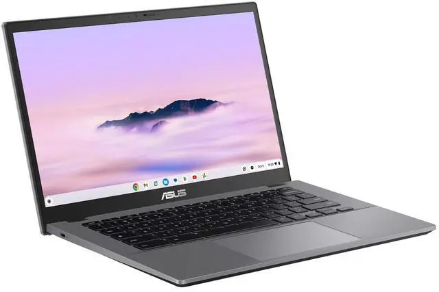 Alt view image 3 of 7 - ASUS Chromebook Plus CX34 Laptop (Google AI) - 14 inch FHD (1920x1080) Touchscreen Display, Intel Core i3-1315U, 8GB RAM - 128GB UFS, Intel UHD Graphics, Backlit Keyboard, Chrome OS - Gray