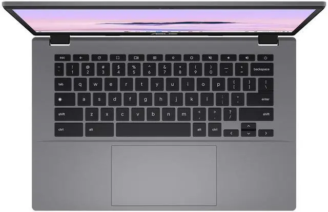 Alt view image 2 of 7 - ASUS Chromebook Plus CX34 Laptop (Google AI) - 14 inch FHD (1920x1080) Touchscreen Display, Intel Core i3-1315U, 8GB RAM - 128GB UFS, Intel UHD Graphics, Backlit Keyboard, Chrome OS - Gray