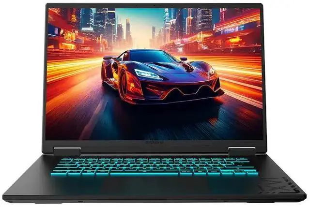 Main image of GIGABYTE A16 Gaming Laptop - 16 Inch FHD+ (1920x1200) 165Hz IPS Display, Intel Core i7-13620H, 16GB DDR5 RAM - 1TB SSD, NVIDIA GeForce RTX 5050 8GB GDDR7, Windows 11 Home - Black Steel
