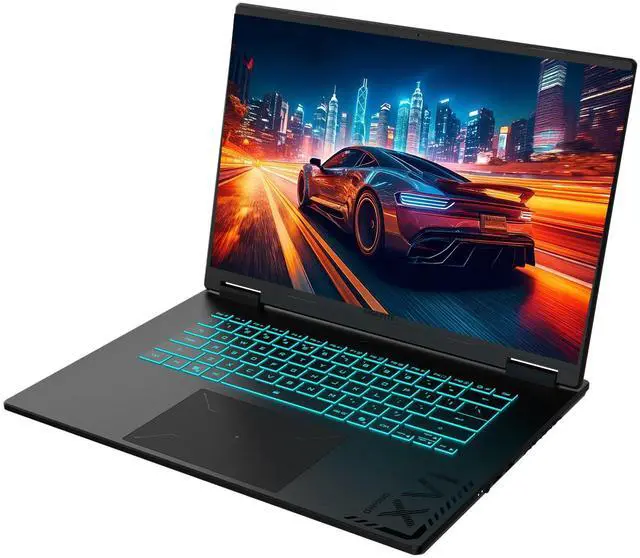 Alt view image 4 of 7 - GIGABYTE A16 Gaming Laptop - 16 Inch FHD+ (1920x1200) 165Hz IPS Display, Intel Core i7-13620H, 16GB DDR5 RAM - 1TB SSD, NVIDIA GeForce RTX 5050 8GB GDDR7, Windows 11 Home - Black Steel