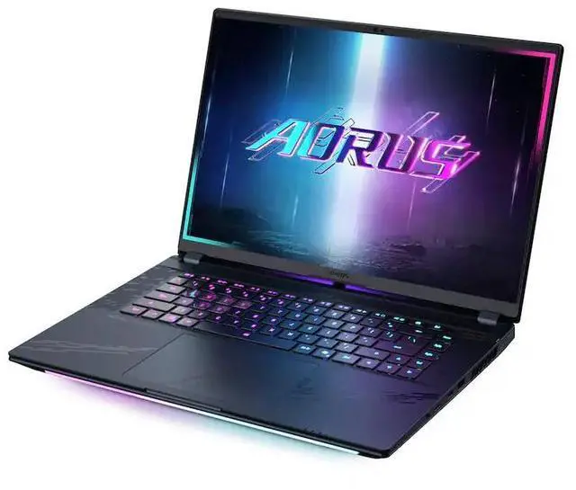 Alt view image 4 of 7 - GIGABYTE AORUS Master Gaming Laptop - 16 Inch WQXGA (2560x1600) 240Hz OLED Display, Intel Core Ultra 9 275HX, 32GB RAM - 1TB SSD, NVIDIA RTX 5080 16GB GDDR7, RGB Backlit Keyboard - Dark Tide