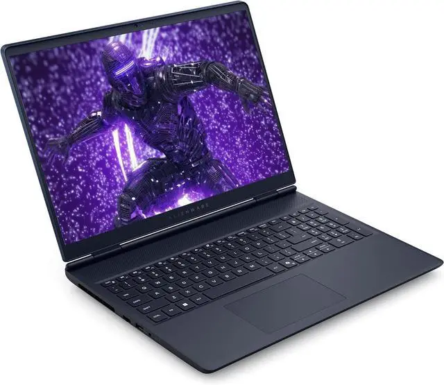 Alt view image 2 of 7 - Dell Alienware 16 Aurora Gaming Laptop, 16-inch WQXGA (2560x1600) 120Hz IPS Display, Intel Core 7-240H, 16GB RAM, 512GB SSD, NVIDIA GeForce RTX 5050 8GB GDDR7, Backlit Keyboard, Windows 11 Home - Blue