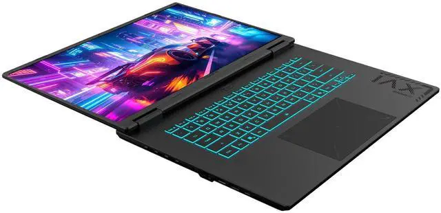 Alt view image 4 of 6 - GIGABYTE A16 Gaming Laptop - 16 Inch FHD+ (1920x1200) 165Hz IPS Display, AMD Ryzen 7 260, 16GB DDR5 RAM - 1TB SSD, NVIDIA GeForce RTX 5060 8GB GDDR7, Windows 11 Home - Black Steel (3VHK3US894SH)