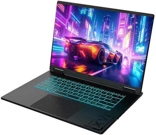 Alt view image 3 of 6 - GIGABYTE A16 Gaming Laptop - 16 Inch FHD+ (1920x1200) 165Hz IPS Display, AMD Ryzen 7 260, 16GB DDR5 RAM - 1TB SSD, NVIDIA GeForce RTX 5060 8GB GDDR7, Windows 11 Home - Black Steel (3VHK3US894SH)