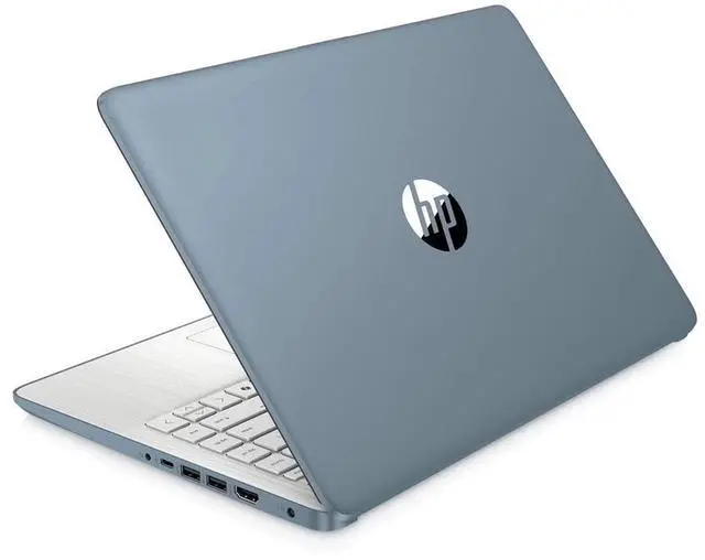 Alt view image 7 of 7 - HP 14 Inch HD (1366x768) Touchscreen Laptop, Intel Celeron N4500, 4GB RAM - 64GB eMMC, Intel UHD Graphics, Windows 11 Home S Mode, Microsoft Office 365 (1 Year) - Moonlight Blue (14-dq3023ds)
