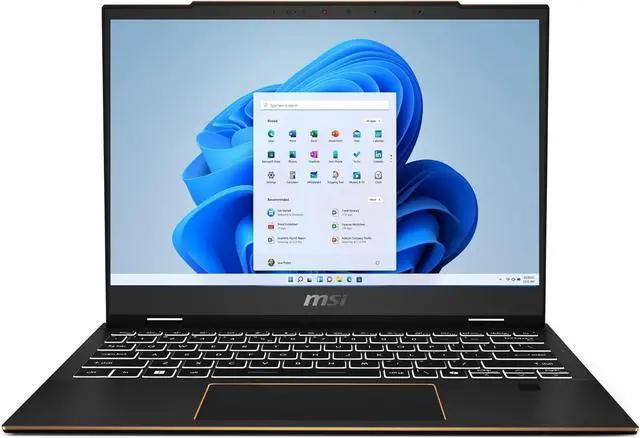 Alt view image 2 of 7 - MSI Summit - 13.3 inch FHD+ (1920x1200) Touchscreen (2-in-1) Laptop, Intel Core Ultra 7-155H, Intel Evo Edition AI PC, 16GB RAM - 1TB SSD, Stylus Included, Windows 11 Home - Black (A1MTG-001US)