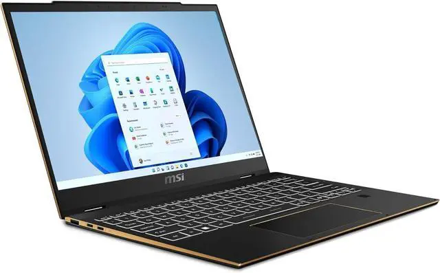 Alt view image 4 of 7 - MSI Summit - 13.3 inch FHD+ (1920x1200) Touchscreen (2-in-1) Laptop, Intel Core Ultra 7-155H, Intel Evo Edition AI PC, 16GB RAM - 1TB SSD, Stylus Included, Windows 11 Home - Black (A1MTG-001US)