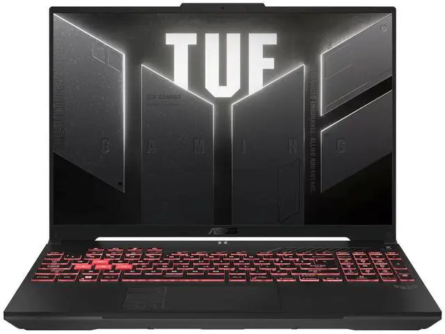 Main image of ASUS TUF Gaming A16 Gaming Laptop - 16 Inch WUXGA (1920x1200) 144Hz Display - AMD Ryzen 7 170, 16GB DDR5 RAM - 512GB PCle SSD, NVIDIA GeForce RTX 4050 6GB GDDR7, Windows 11 Home - Jaegar Gray