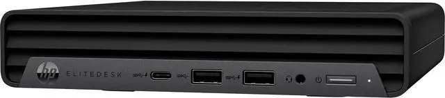 Alt view image 3 of 7 - HP EliteDesk 800 G6 Desktop Mini, Intel Core i5-10500 Processor, 16GB RAM - 512GB SSD, Windows 11 Pro - Black, Keyboard & Mouse Included